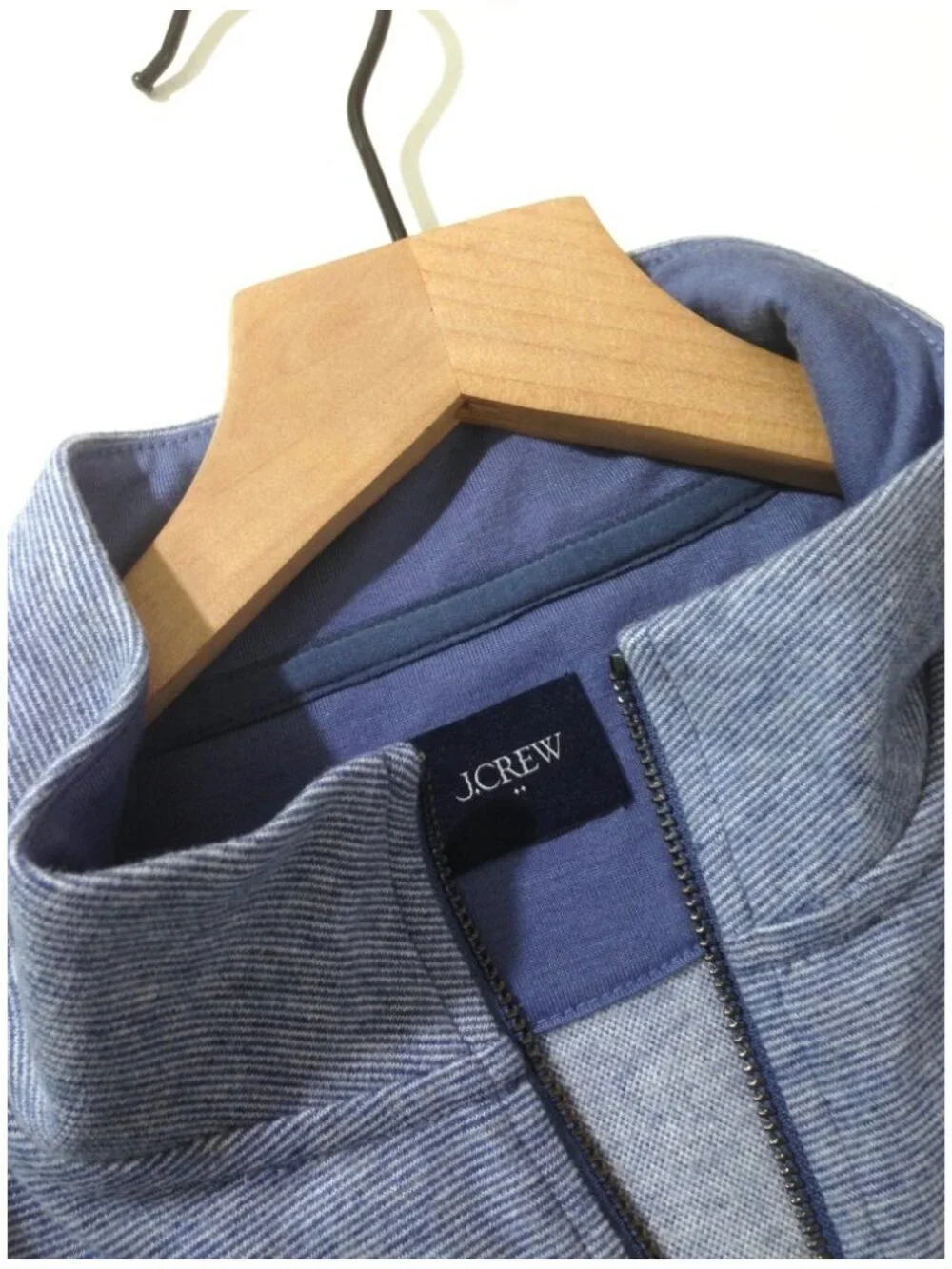J.Crew Men’s Soft-knit, Half-zip Pullover Fall 26 Sample in Blue Grey - Med-NWT